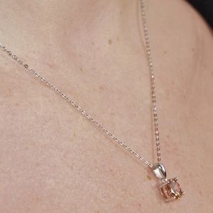 Jewelry - S925 November (topaz) birthstone necklace Jewelry - S925 November (topaz) birthstone necklace